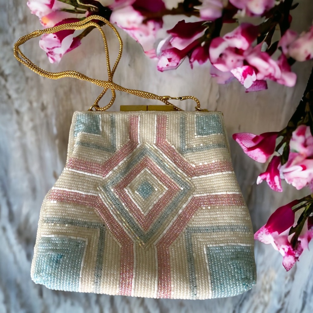 Walborg VINTAGE beaded cocktail purse